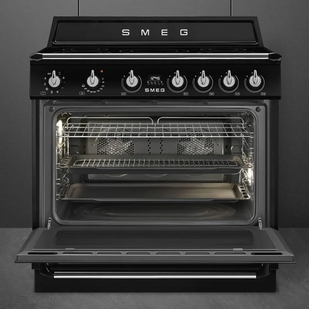 TR90IM induktionsspis 90 cm, grå