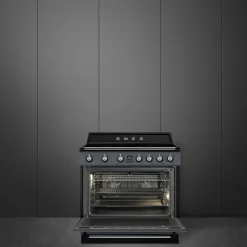TR90IPBL Victoria induktionsspis med pyrolys 90 cm, svart