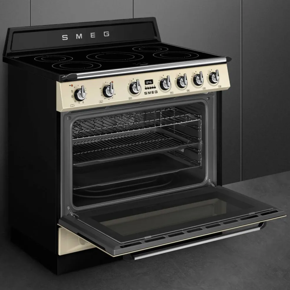TR90IPGR Victoria induktionsspis med pyrolys 90 cm, grå