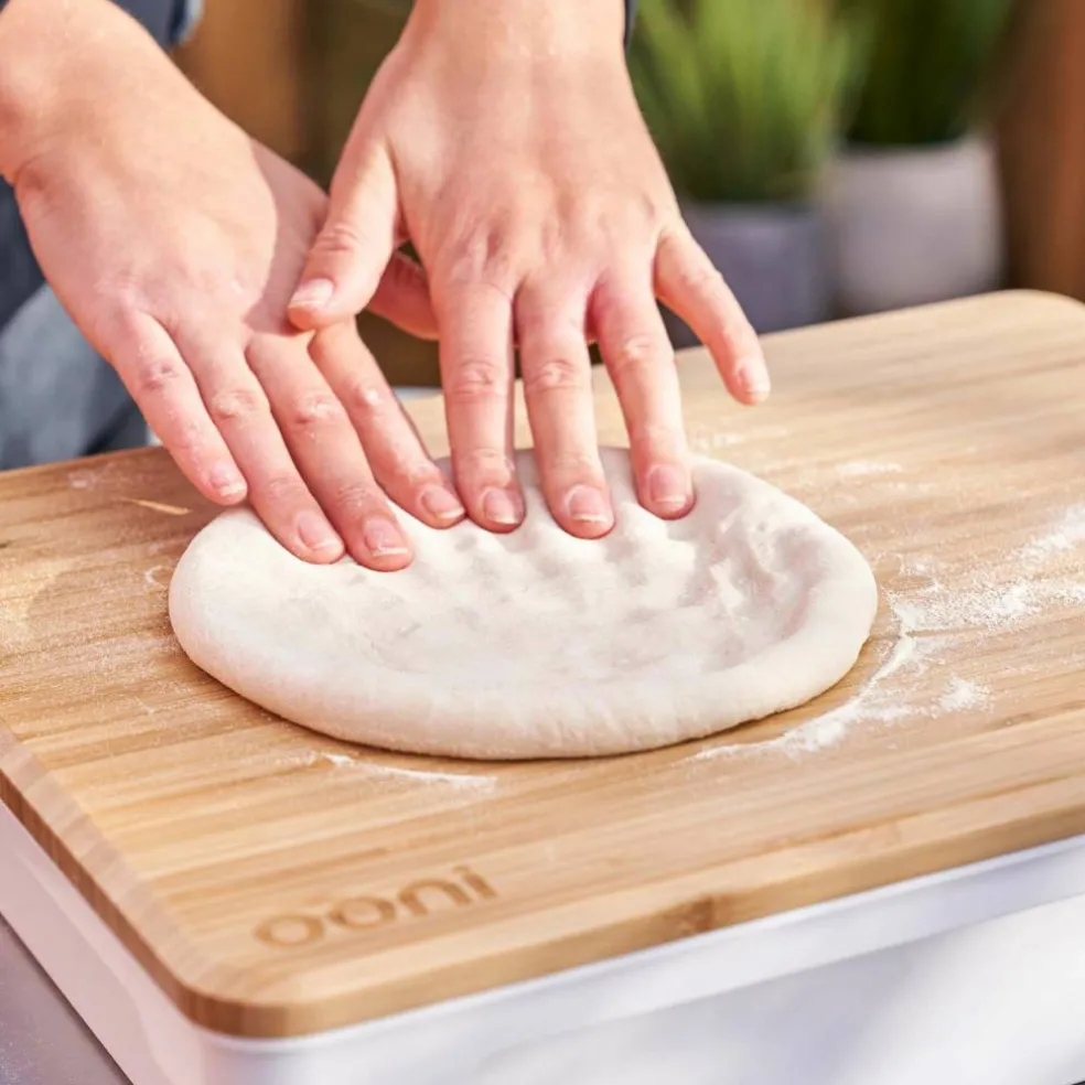 Trälock till pizzadeglåda