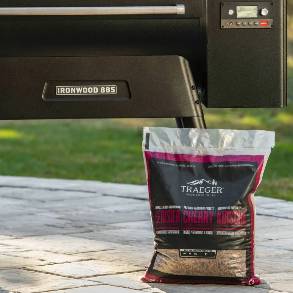 Träpellets, körsbär