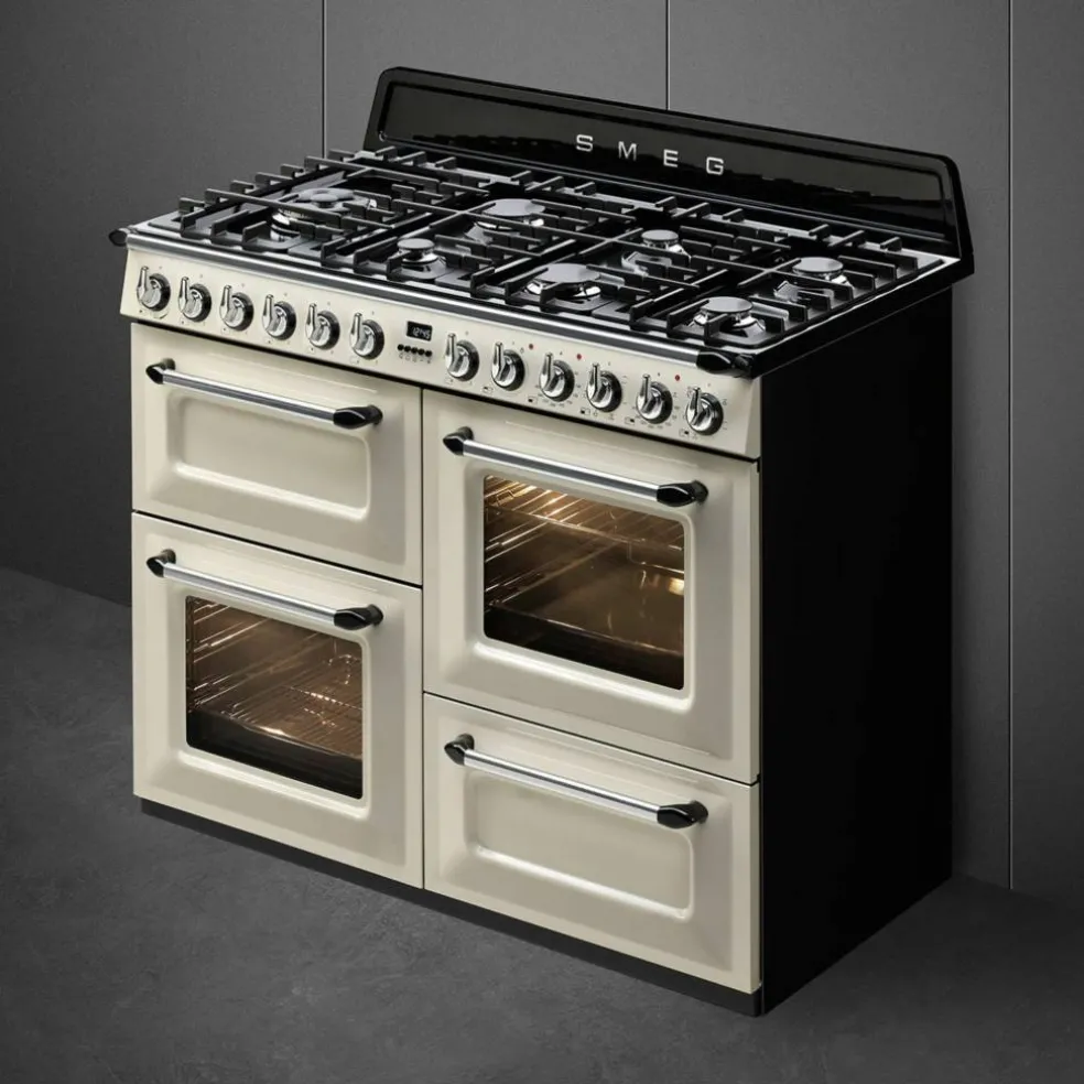 TR4110P1 Victoria spis med 3 ugnar 110 cm, creme