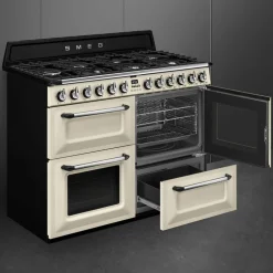 TR4110P1 Victoria spis med 3 ugnar 110 cm, creme
