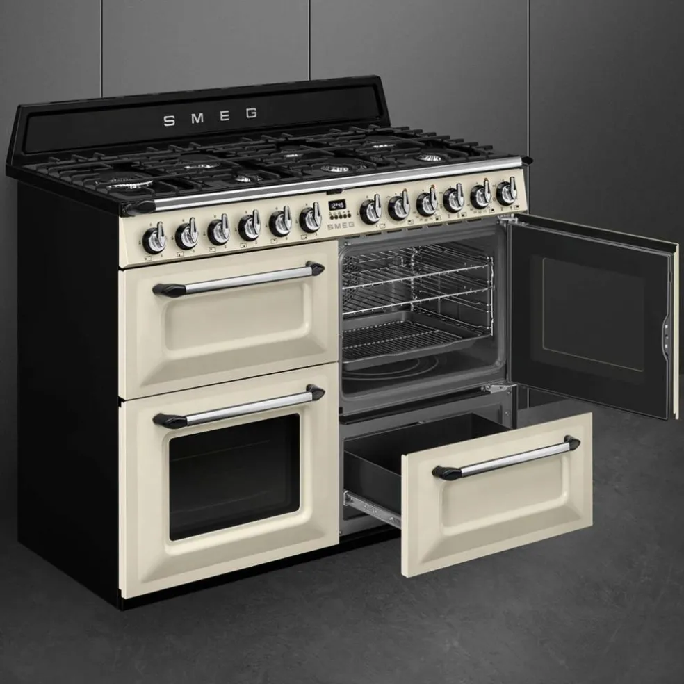 TR4110P1 Victoria spis med 3 ugnar 110 cm, creme