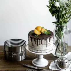 Tårtavdelare justerbar 18-20 cm, rostfritt stål