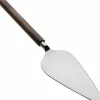 Tårtspade metall/mörkt trä