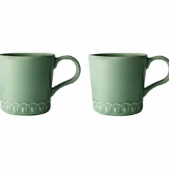 Tulipa kopp med handtag 2-pack, verona grön