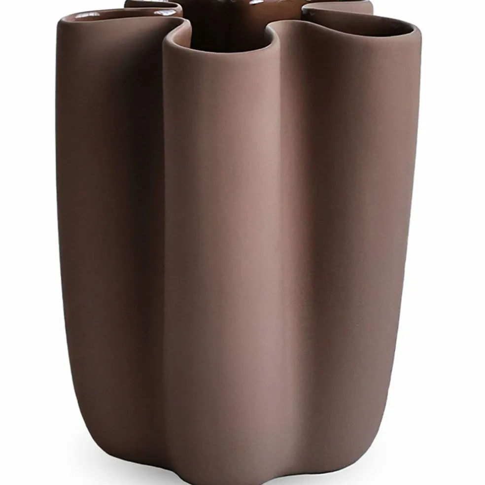 Tulipa vas, 20 cm, hazelnut