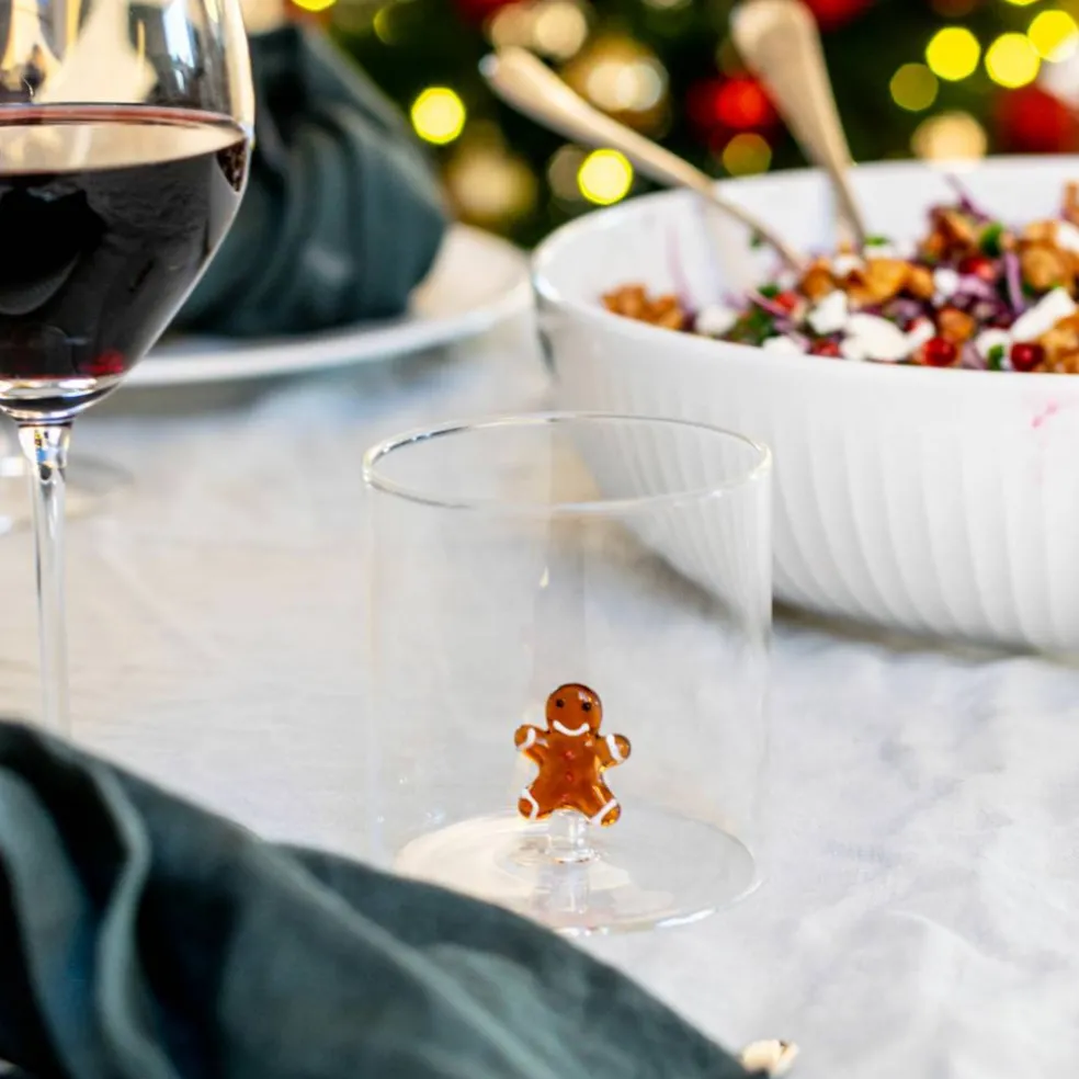 Tumblerglas 4 st, jultema