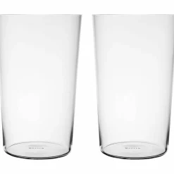 Tunt ölglas 50 cl, 2 st, kristallglas