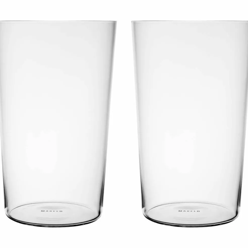 Tunt ölglas 50 cl, 2 st, kristallglas