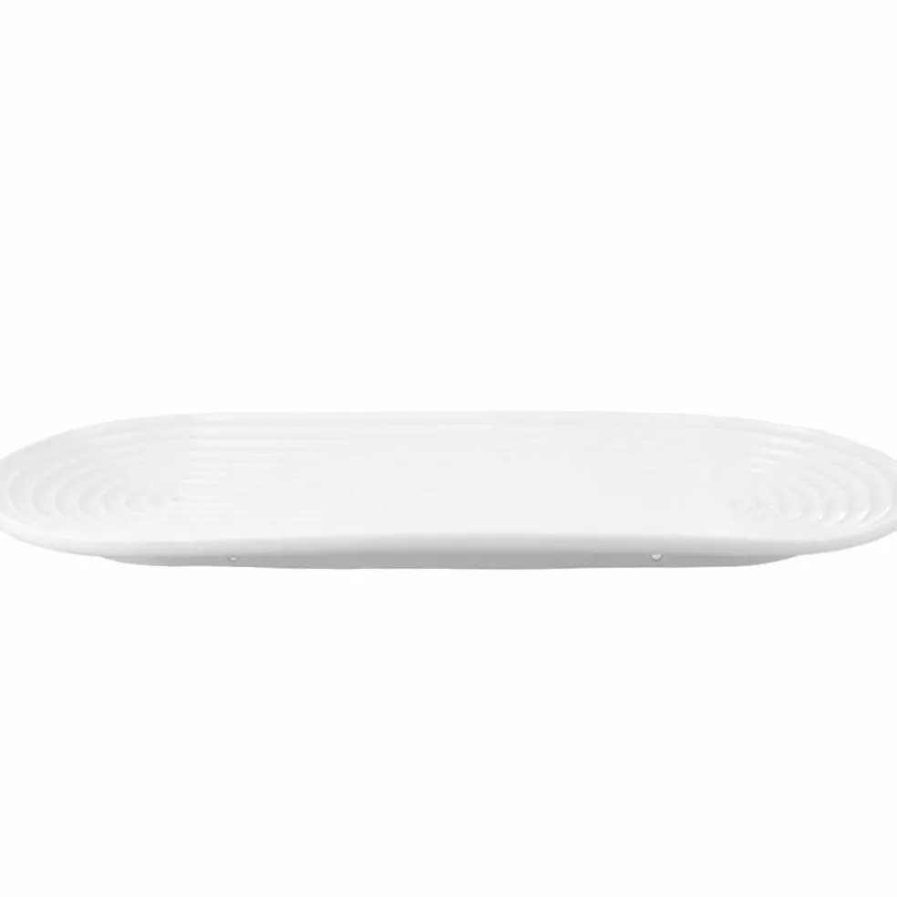 Tura serveringsfat 34 × 14,5 cm, vit