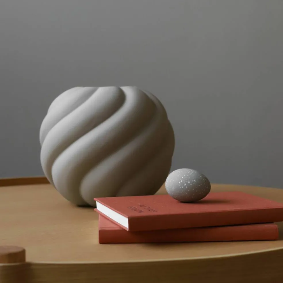 Twist Ball vas 20 cm, sand