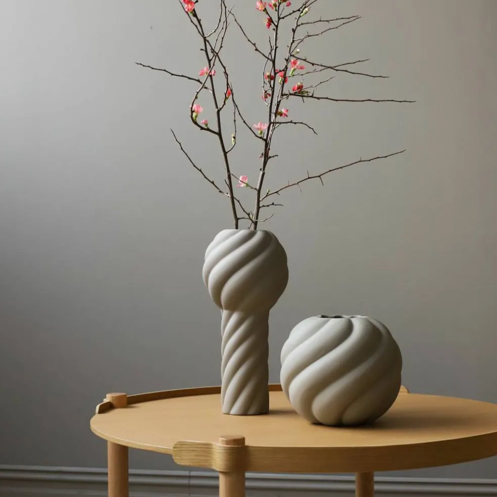 Twist Pillar vas 34 cm, svart