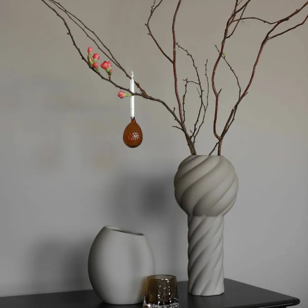 Twist Pillar vas 34 cm, svart