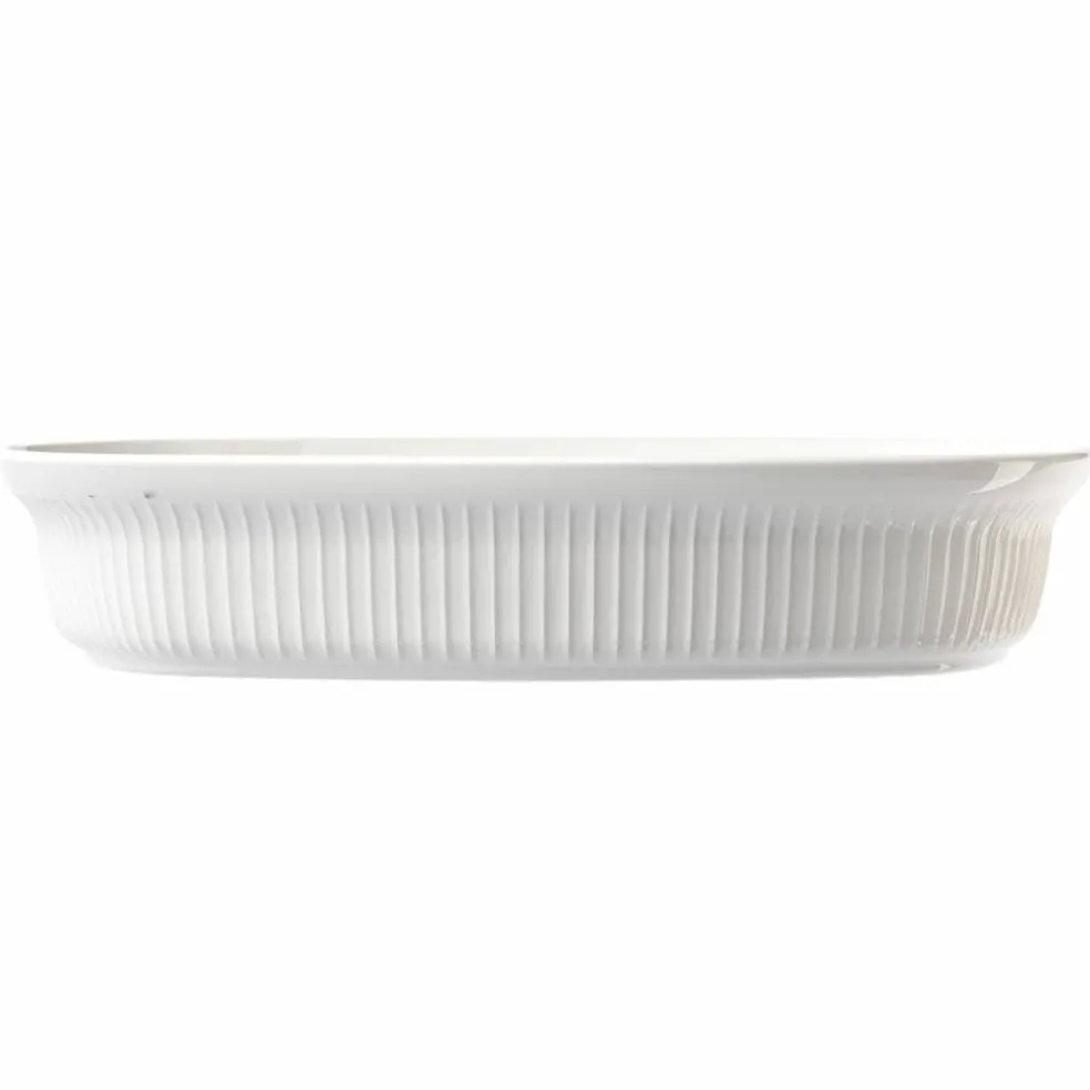 Ugnsfast form 39 x 29,5 cm, vit