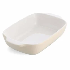 Ugnsform med lock 31x18,5x6 cm, creme