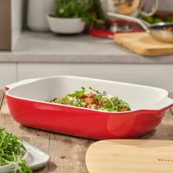 Ugnsform med lock 39x23,5x875 cm, creme