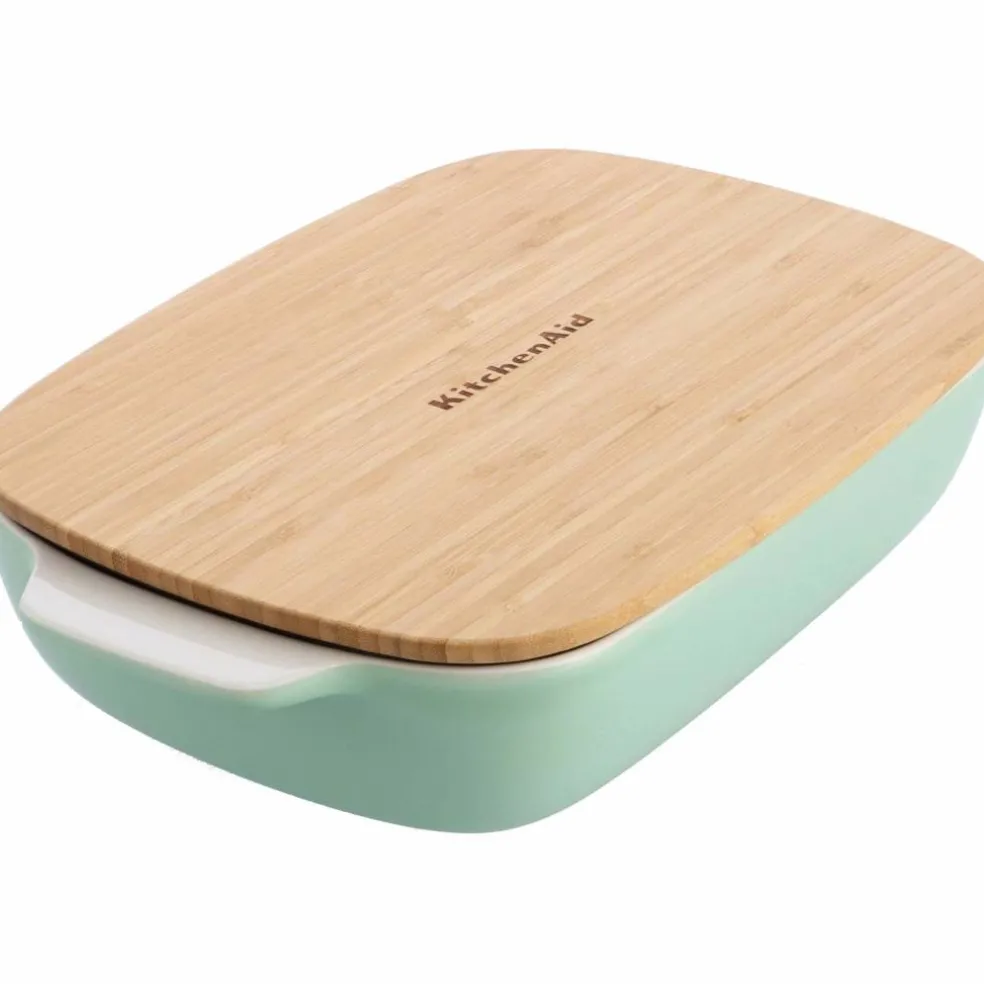 Ugnsform med lock 39x23,5x7,5 cm, röd