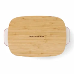Ugnsform med lock 39x23,5x7,5 cm, röd