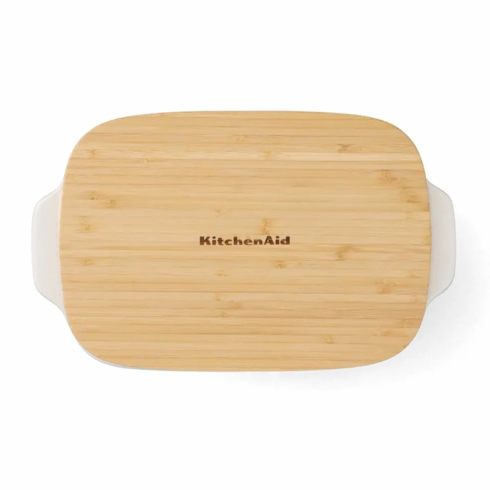 Ugnsform med lock 31x18,5x6 cm, röd