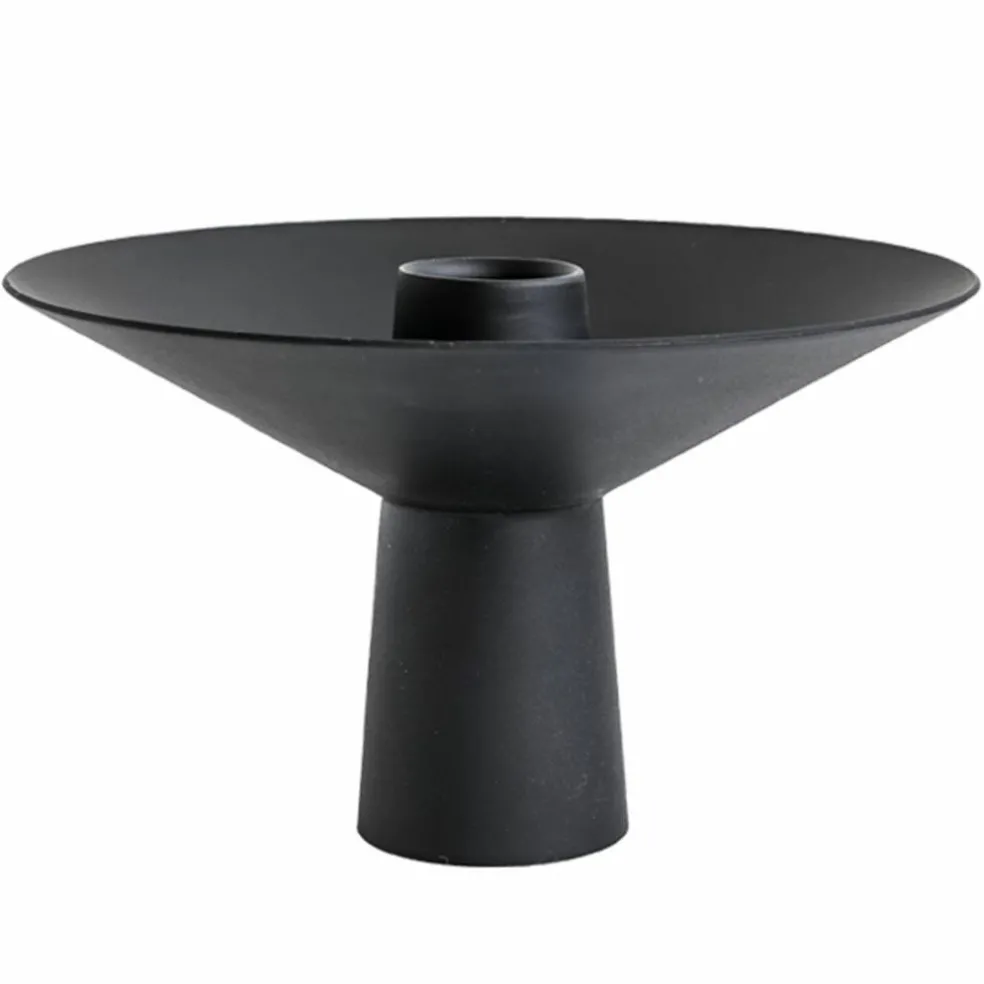 Uma Candle ljusstake, black