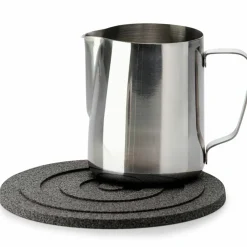 Underlägg rund svart kork, 21 cm
