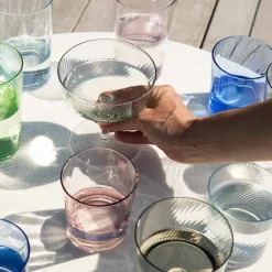 Unique Swirl champagneglas 25 cl, grå
