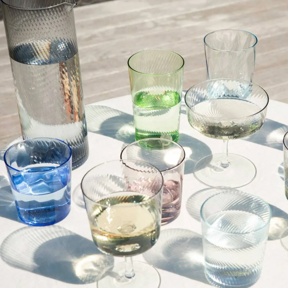 Unique Swirl highballglas 45 cl, grön