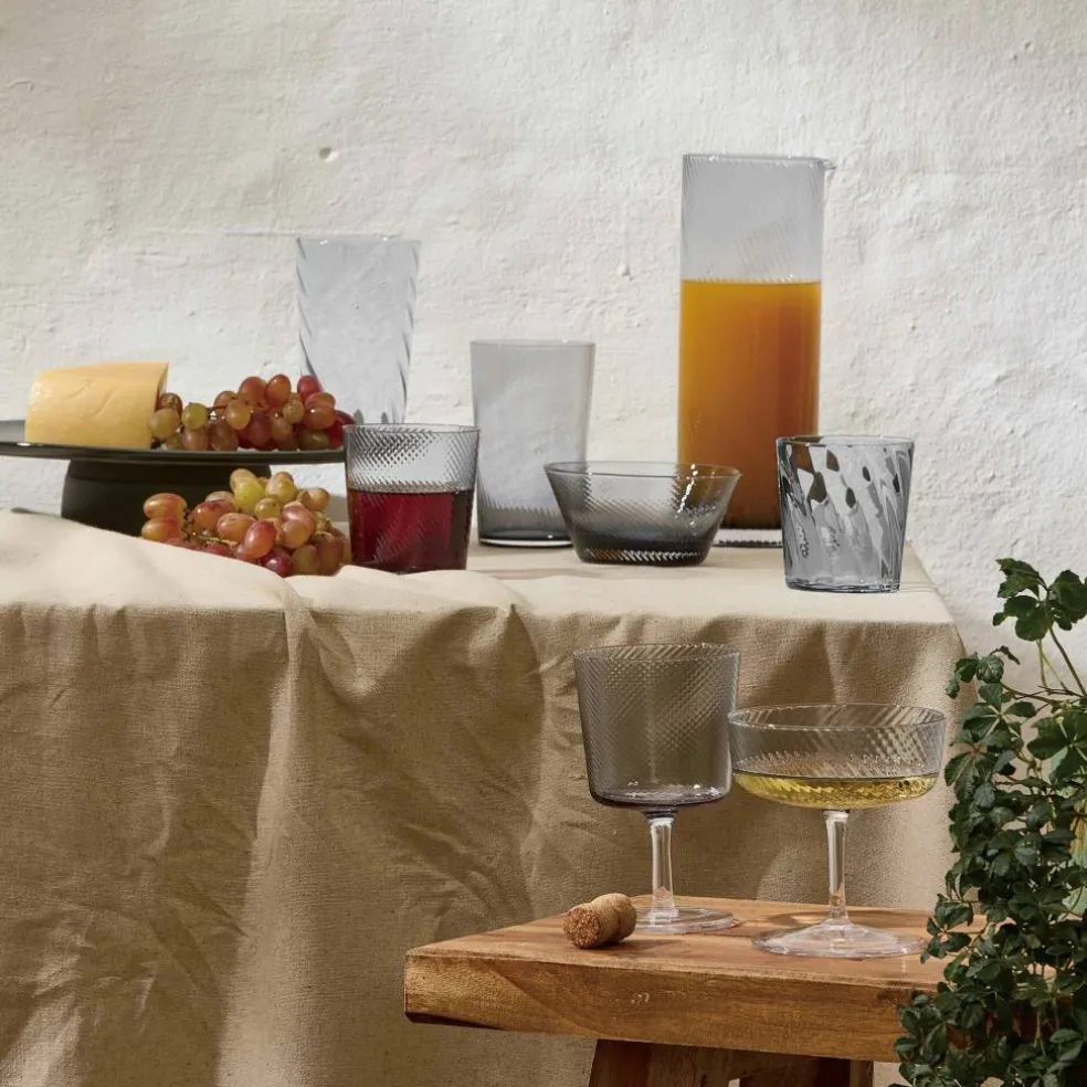 Unique Swirl highballglas 45 cl, rosa