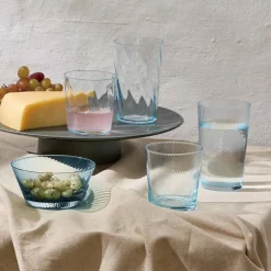 Unique Swirl highballglas 45 cl, mörkblå