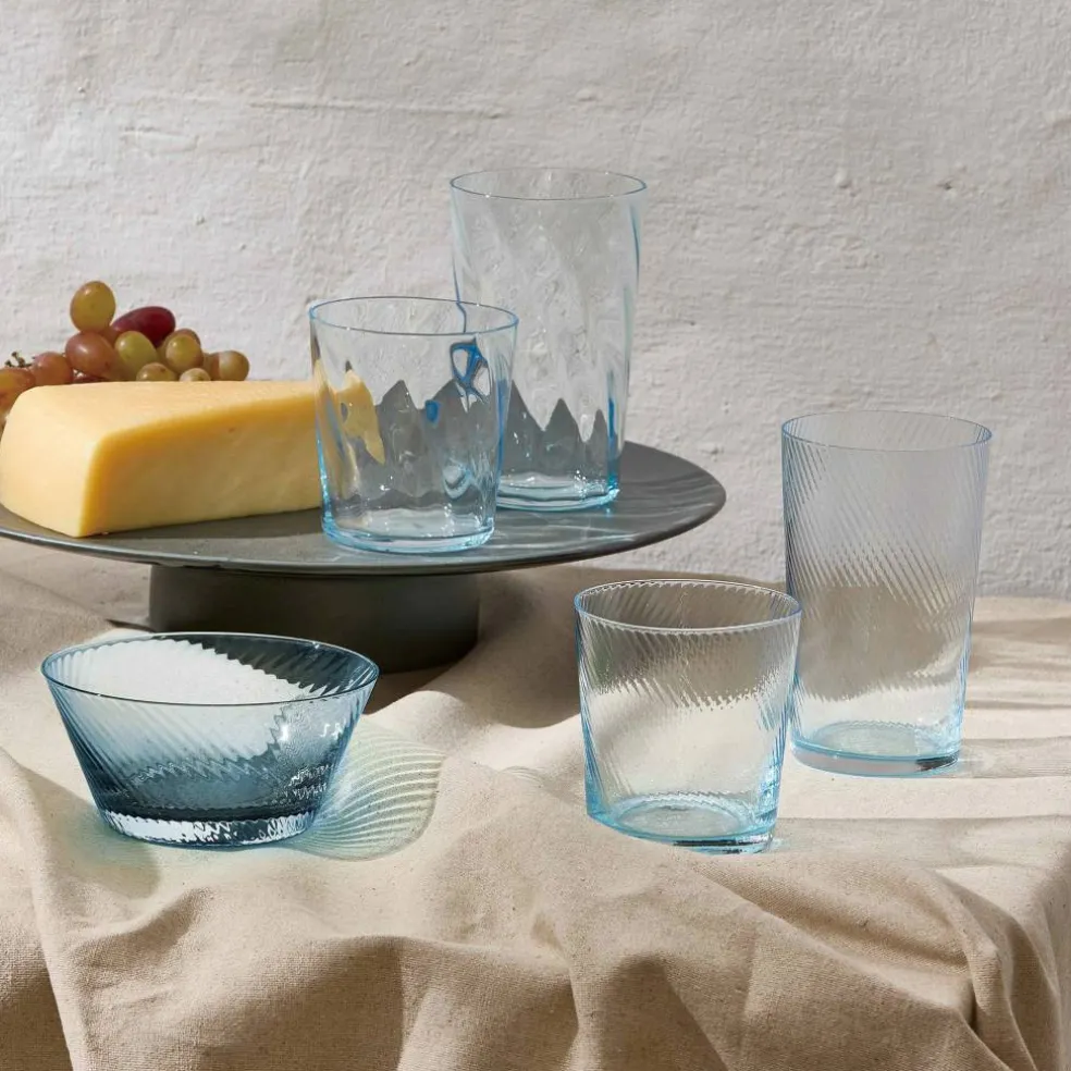 Unique Swirl highballglas 45 cl, mörkblå