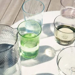 Unique Swirl highballglas 45 cl, mörkblå