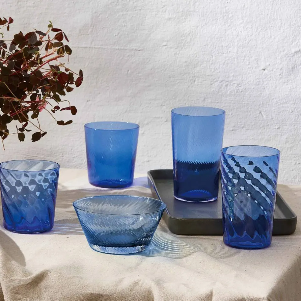 Unique Swirl vattenglas 30 cl, grön