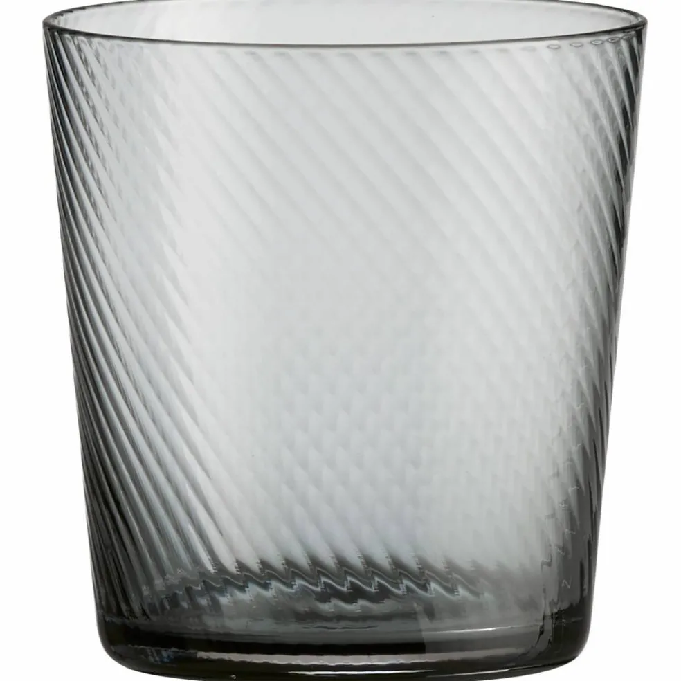 Unique Swirl vattenglas 30 cl, mörkblå