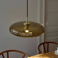 Urc taklampa 26 cm, amber