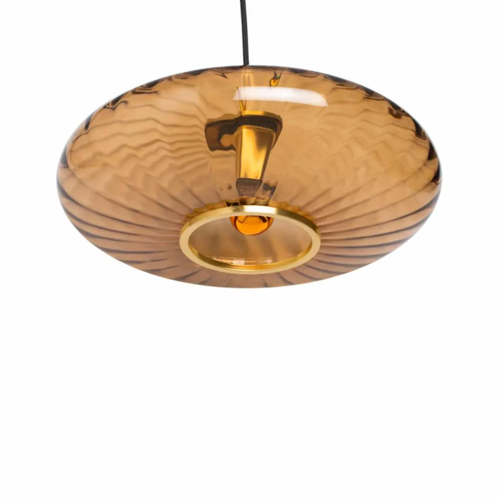 Urc taklampa 36 cm, amber