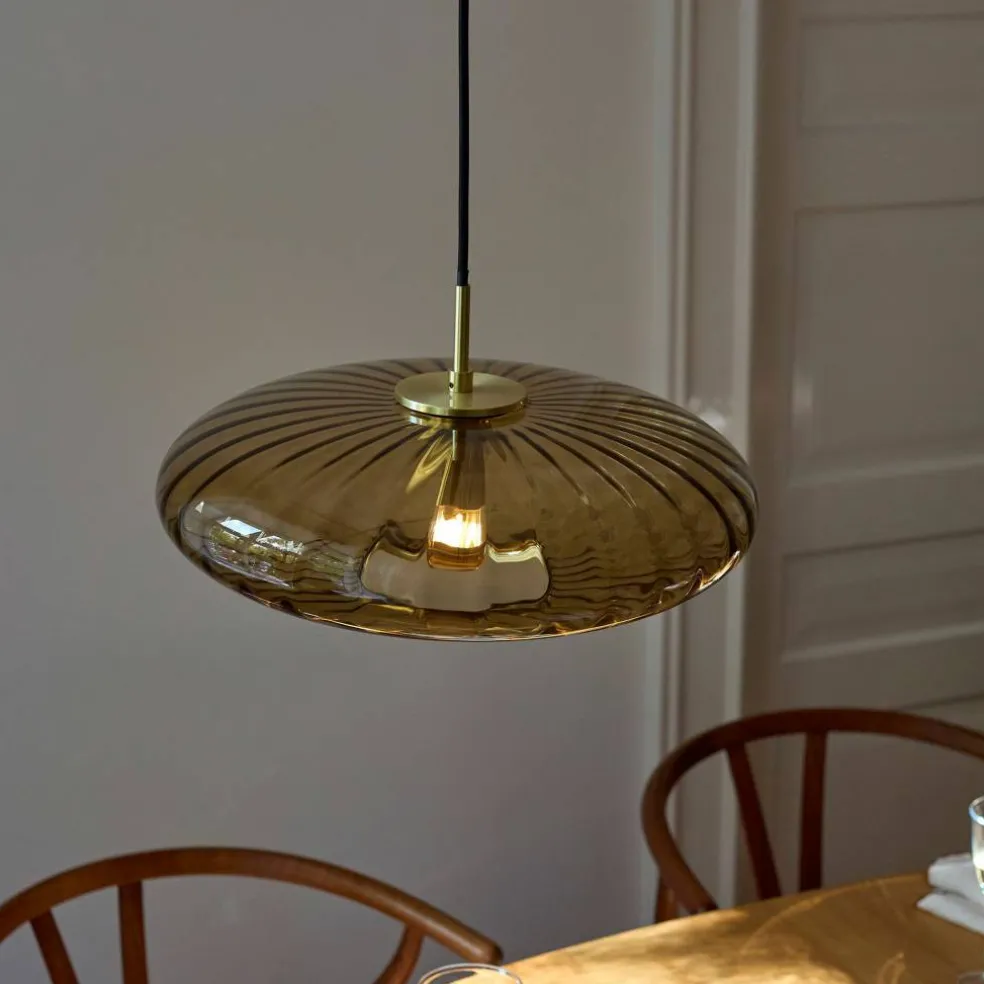 Urc taklampa 36 cm, amber