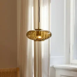 Urc taklampa 36 cm, amber