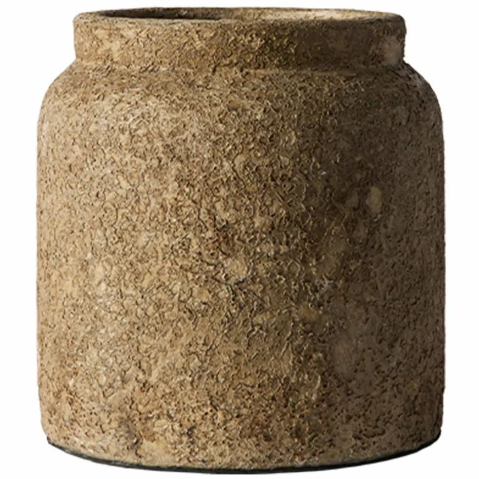 Vas 38 cm, beige