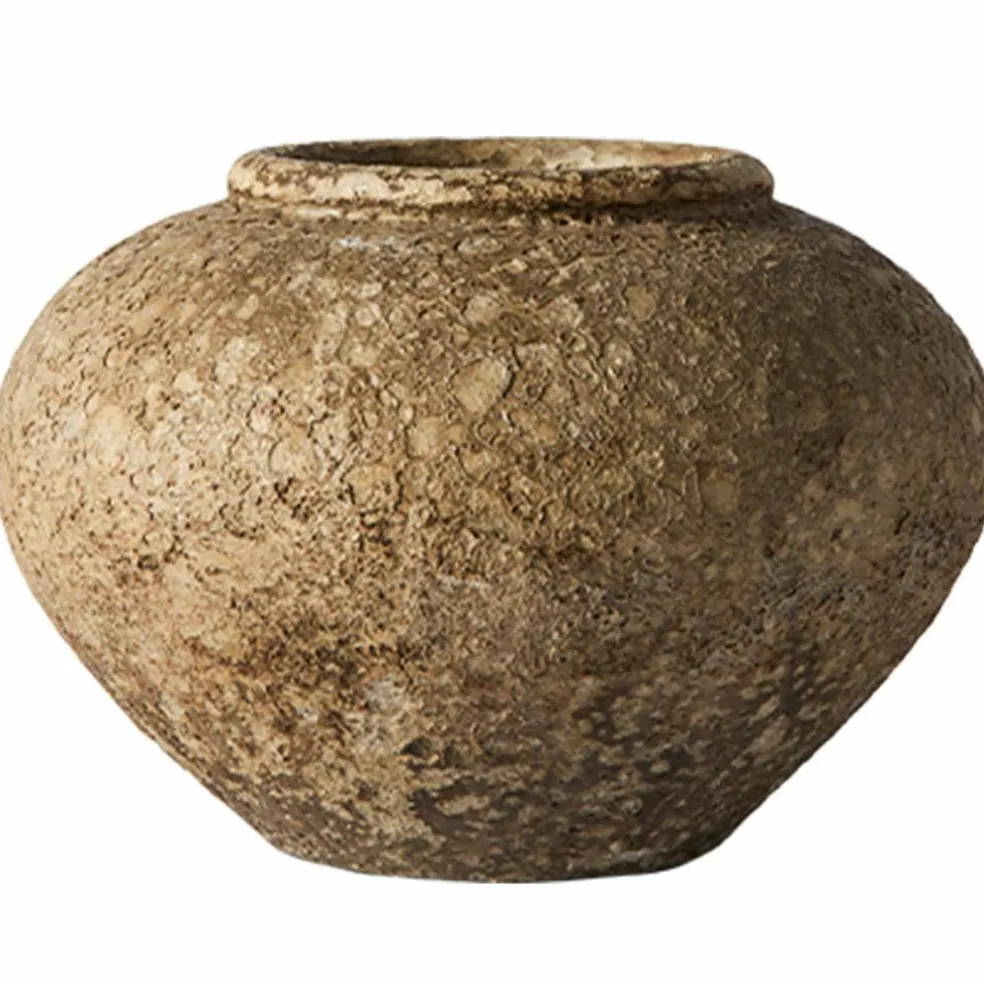 Vas 38 cm, beige