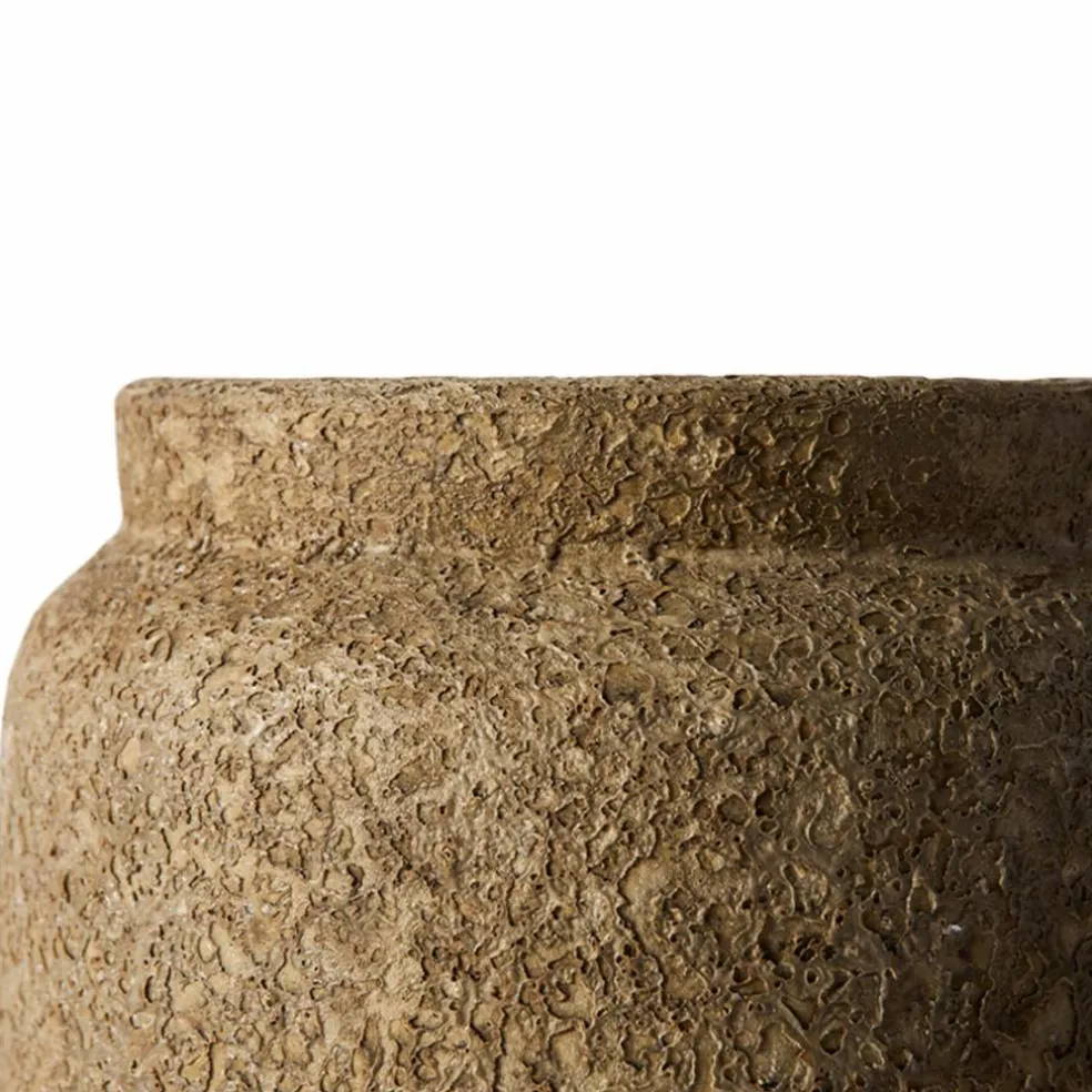Vas 38 cm, beige