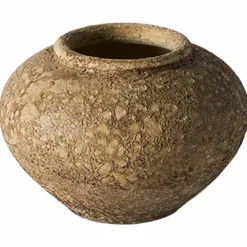 Vas 28 cm, beige