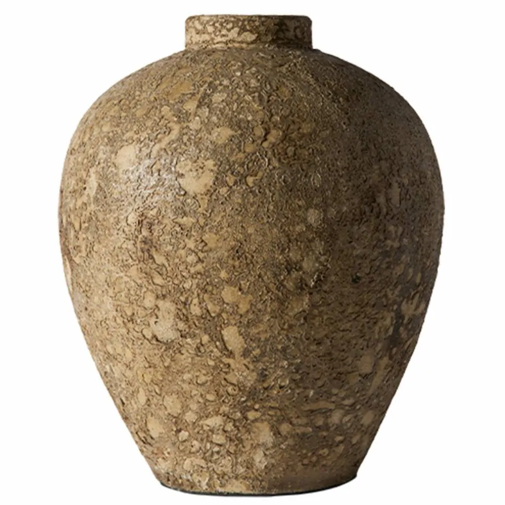 Vas 40 cm, beige