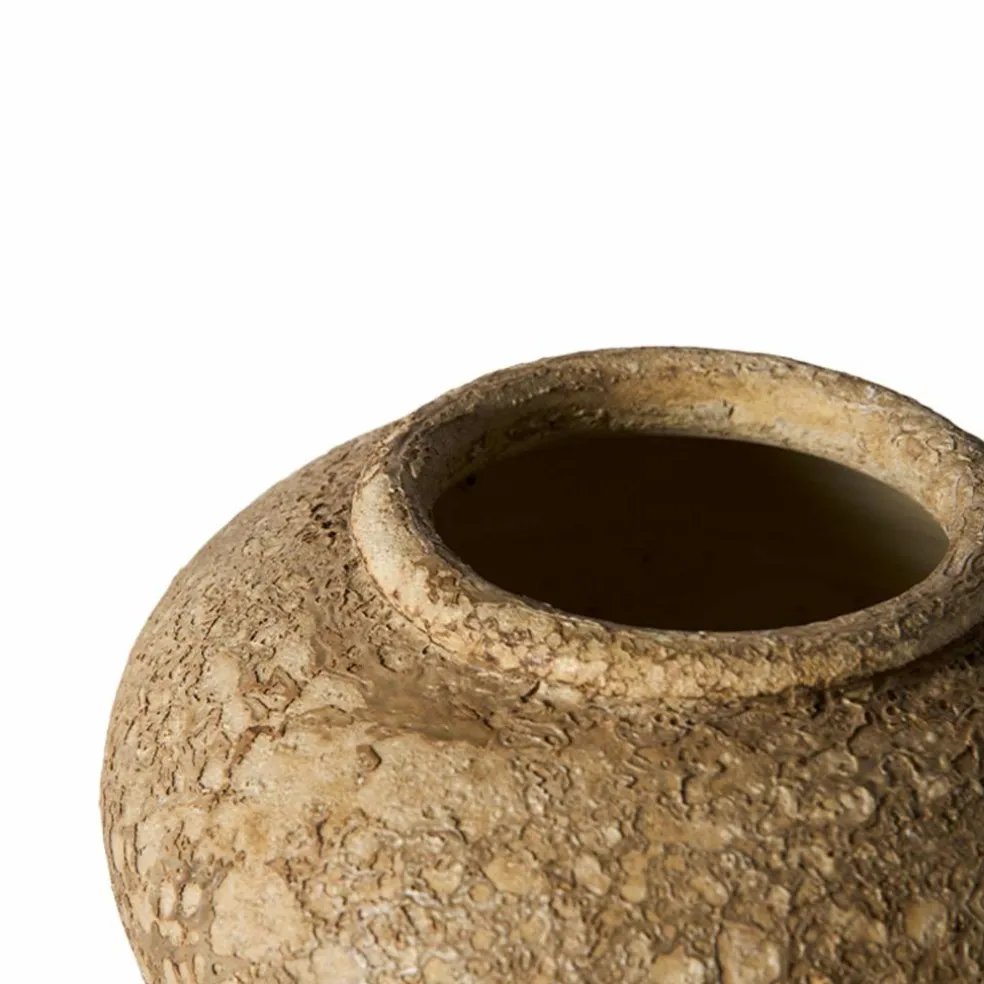 Vas 40 cm, beige