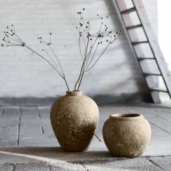 Vas 40 cm, beige