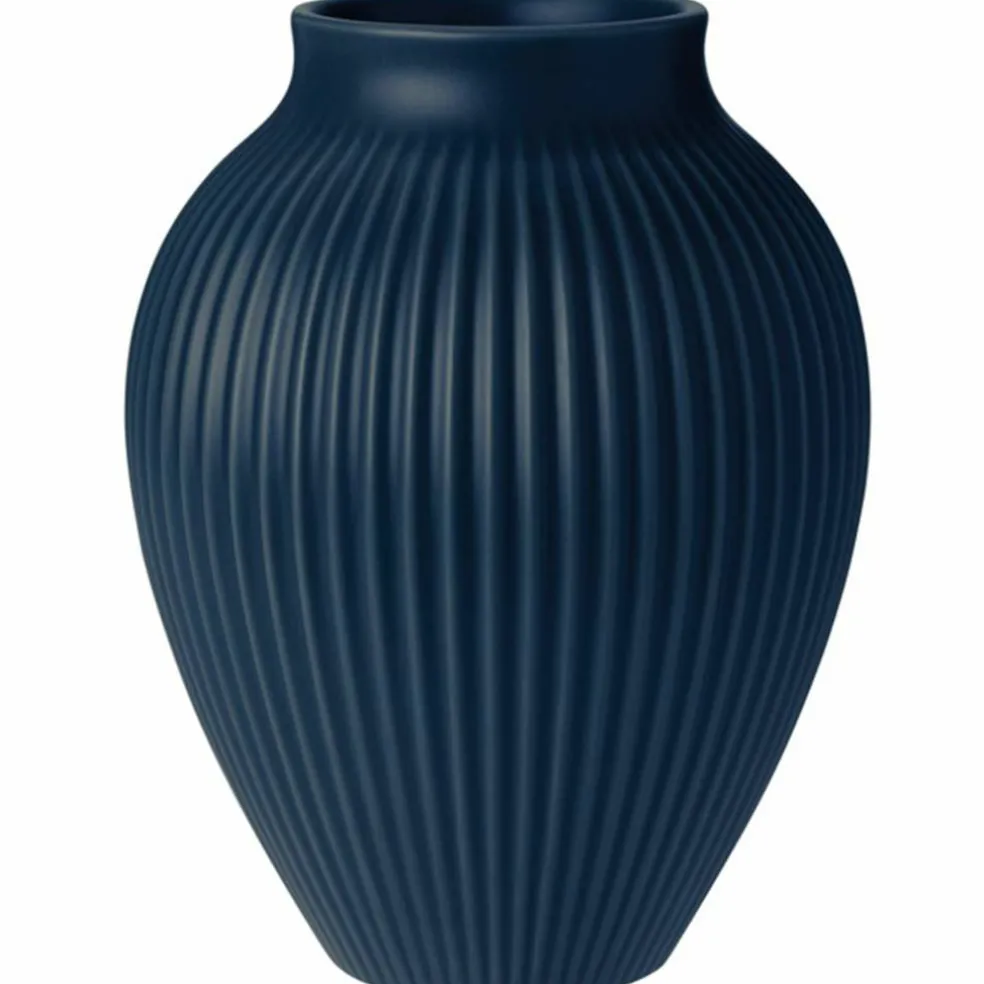 Vas 20 cm ripple, dark blue