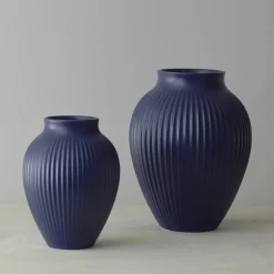 Vas 20 cm ripple, dark blue