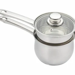 Vattenbadskastrull 2-delar 16 cm Rostfritt Stål