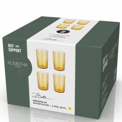 Vattenglas 28 cl 4-pack, blå